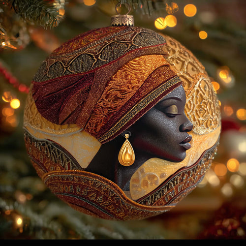 Golden Queens Christmas Mica Ornament GFSPTG30