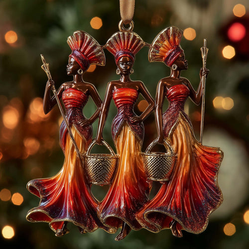 Golden Queens Christmas Mica Ornament GFSPTG31