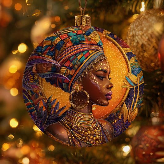 Golden Queens Christmas Mica Ornament GFSPTG34