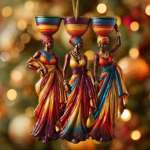 Golden Queens Christmas Mica Ornament GFSPTG35