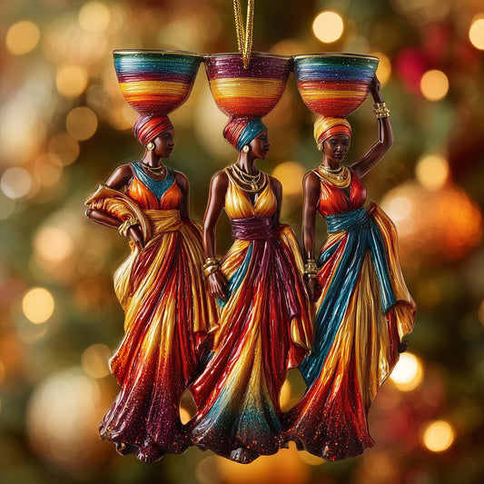 Golden Queens Christmas Mica Ornament GFSPTG35