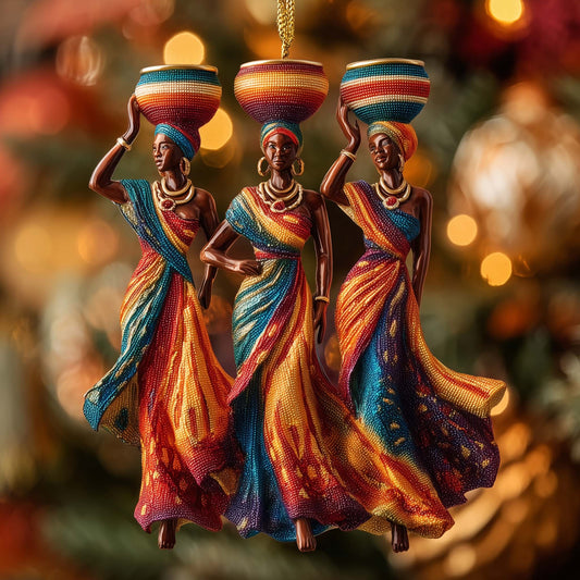 Golden Queens Christmas Mica Ornament GFSPTG36