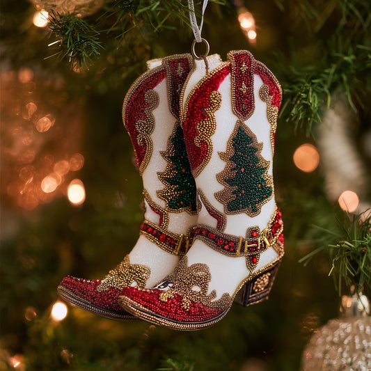 Western Holiday Spirit Christmas Mica Ornament GFSPTG38