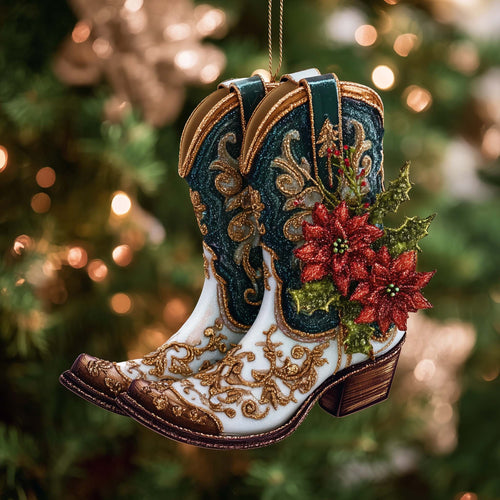 Western Holiday Spirit Christmas Mica Ornament GFSPTG41