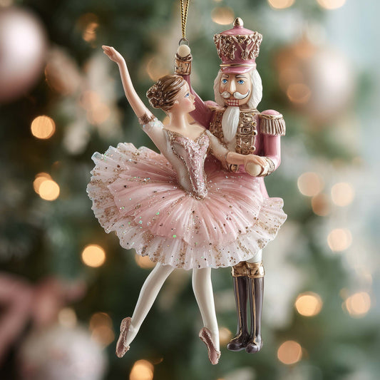 Elegant Ballerina Christmas Mica Ornament GFSPTG48