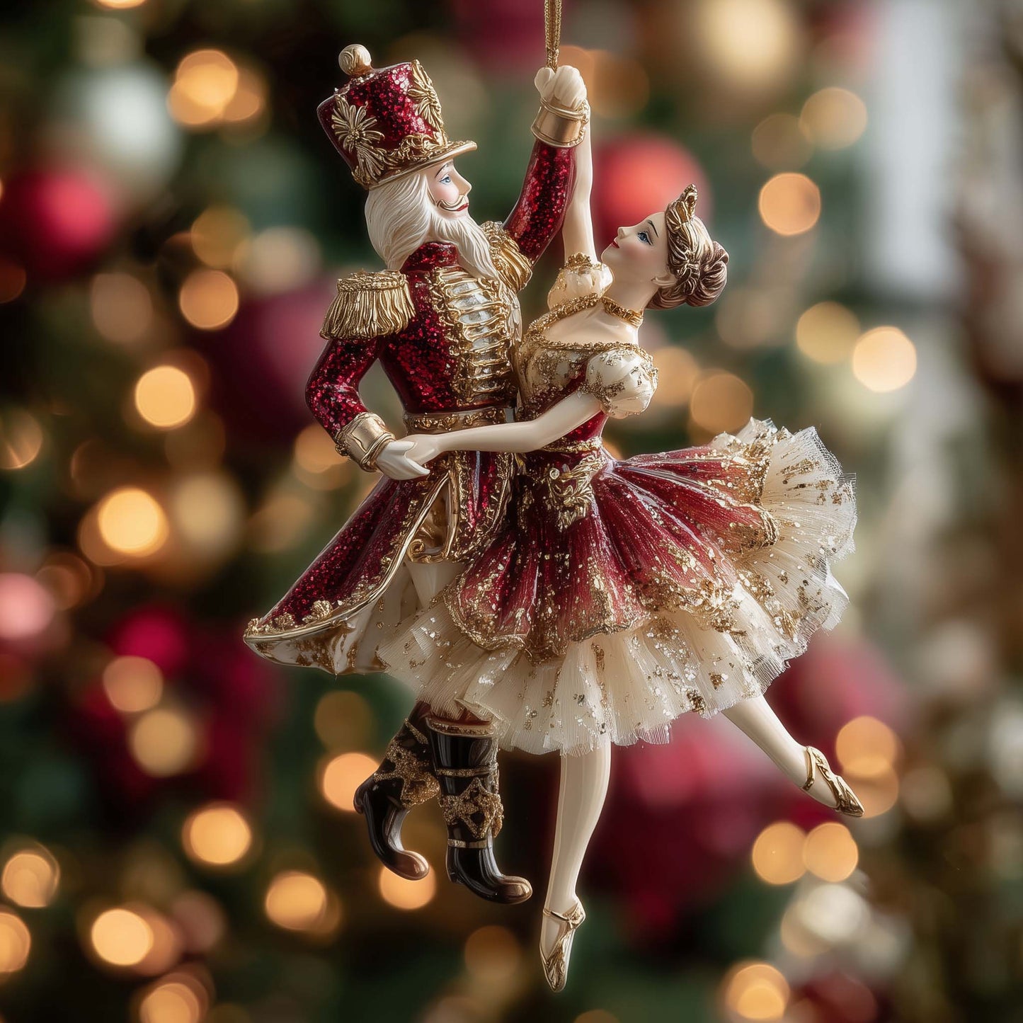 Festive Nutcracker Christmas Mica Ornament GFSPTG93