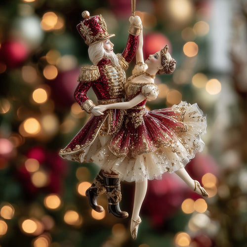 Festive Nutcracker Christmas Mica Ornament GFSPTG93