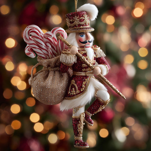 Festive Nutcracker Christmas Mica Ornament GFSPTG96