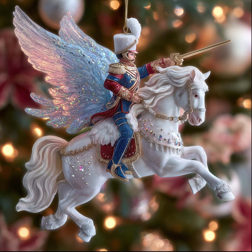 Festive Nutcracker Christmas Mica Ornament GFSPTG98