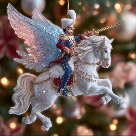 Festive Nutcracker Christmas Mica Ornament GFSPTG98