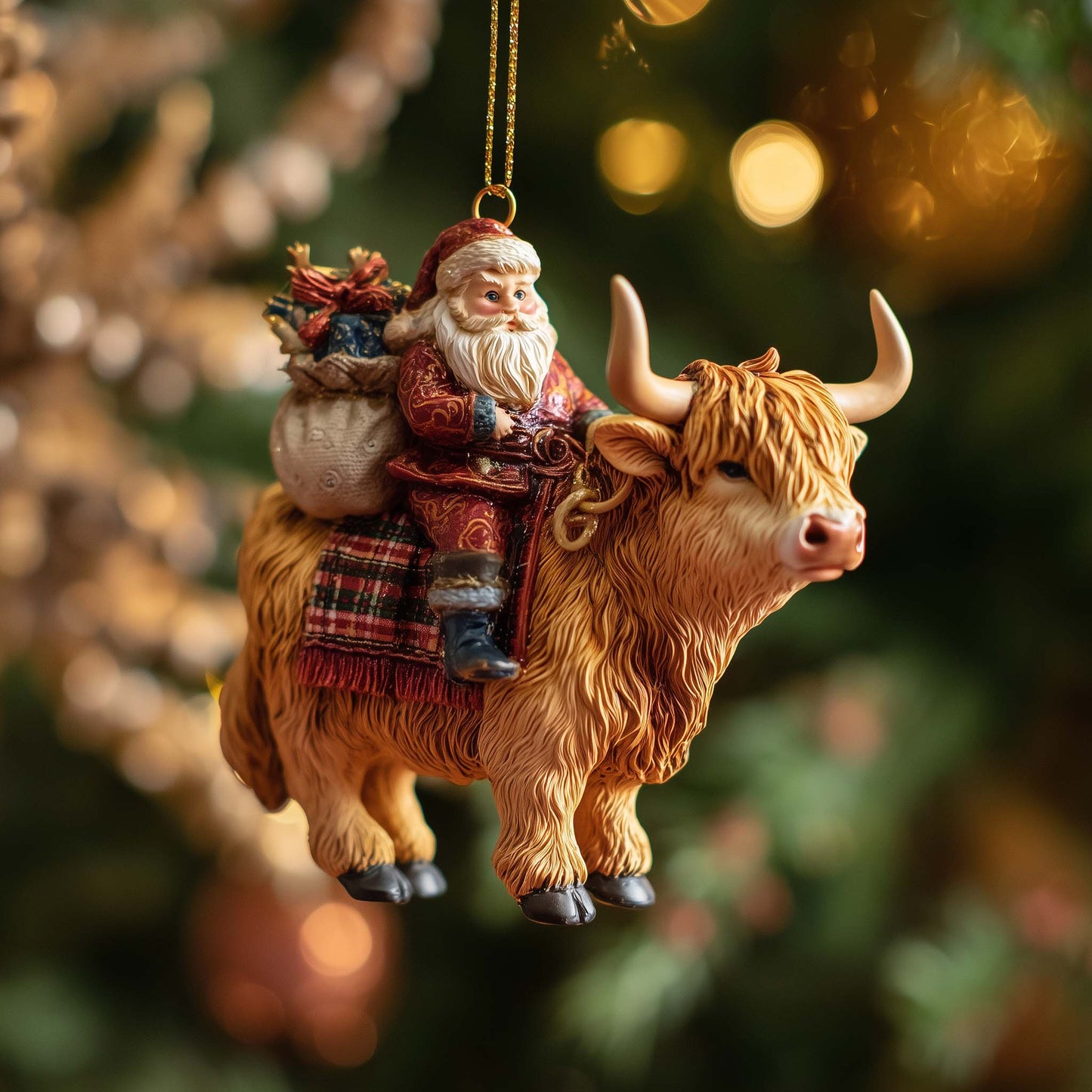 Festive Farmstead Christmas Mica Ornament GFSPTP100