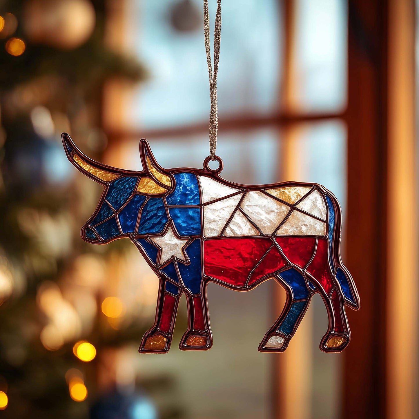 Lone Star Legacy Christmas Mica Ornament GFSPTP102