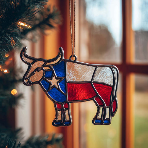 Lone Star Legacy Christmas Mica Ornament GFSPTP103