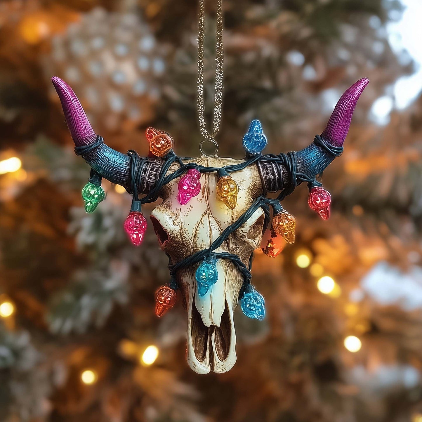 Lone Star Legacy Christmas Mica Ornament GFSPTP104