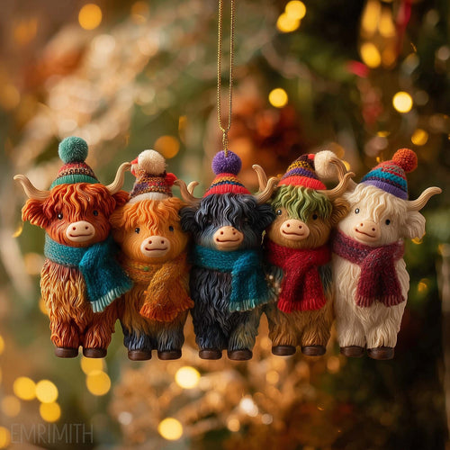 Festive Farmstead Christmas Mica Ornament GFSPTP106