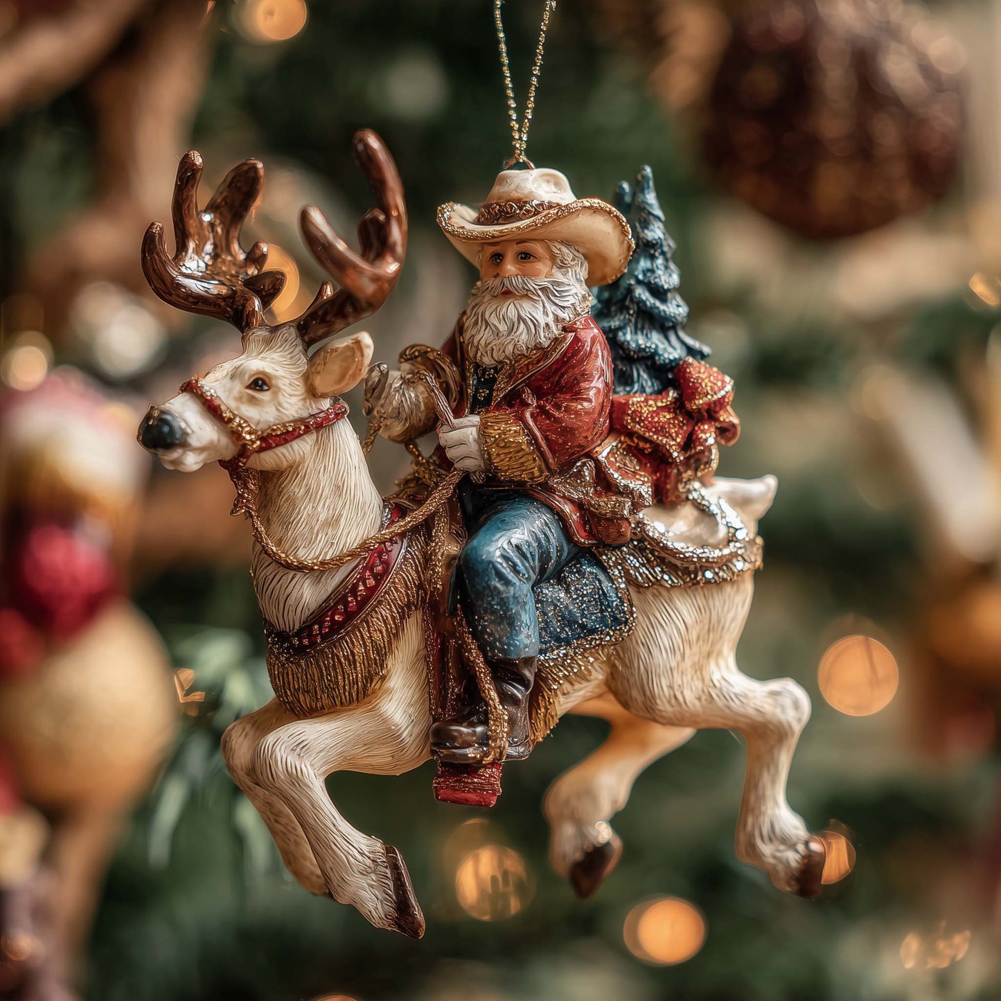 Howdy Christmas Mica Christmas Mica Ornament GFSPTP116