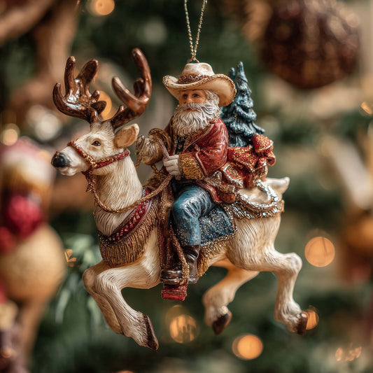 Howdy Christmas Mica Christmas Mica Ornament GFSPTP116