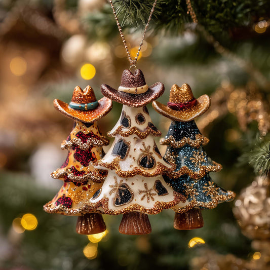 Howdy Christmas Mica Christmas Mica Ornament GFSPTP117