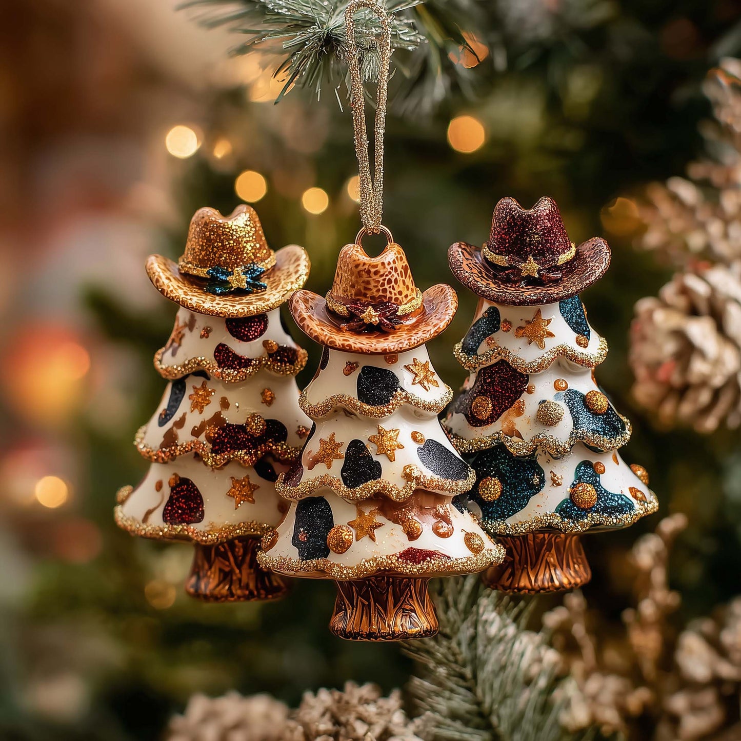 Howdy Christmas Mica Christmas Mica Ornament GFSPTP118