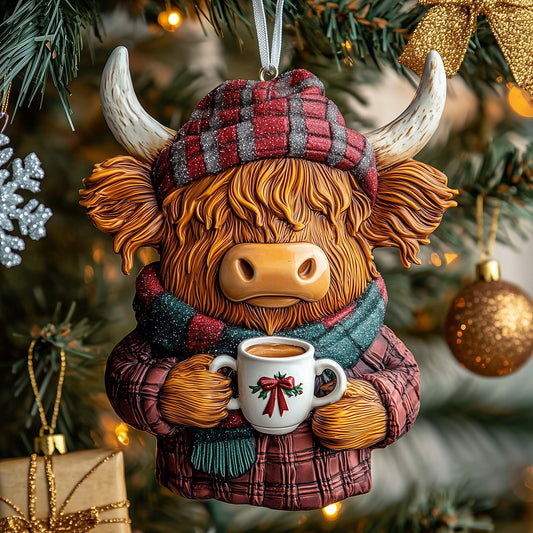 Holiday Farmstead Christmas Mica Ornament GFSPTP28