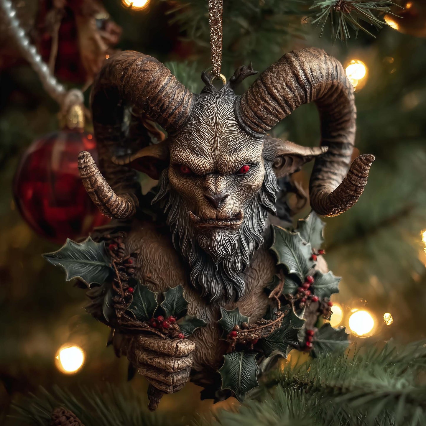 Krampus Eve Christmas Mica Ornament GFSPTP73