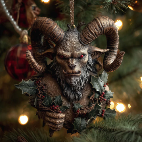 Krampus Eve Christmas Mica Ornament GFSPTP73
