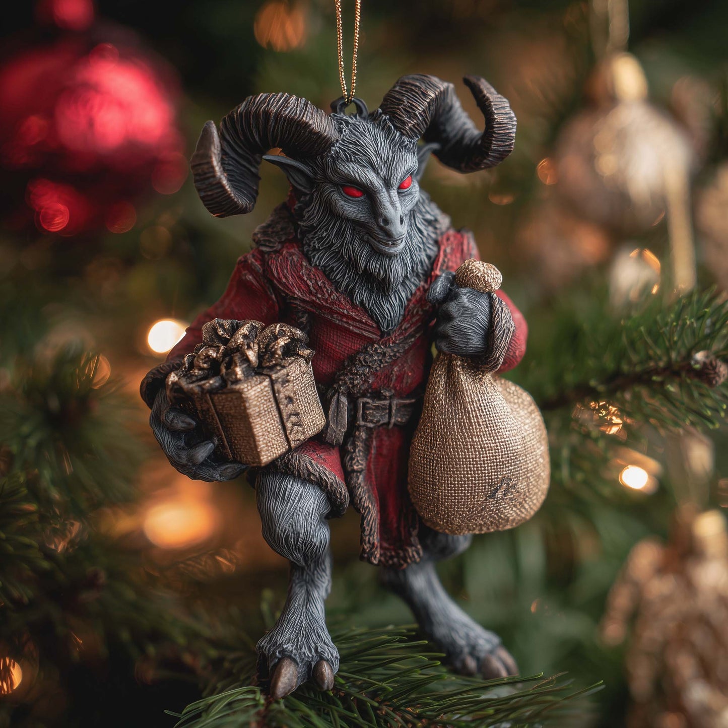 Krampus Eve Christmas Mica Ornament GFSPTP76