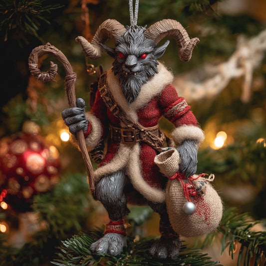Krampus Eve Christmas Mica Ornament GFSPTP77