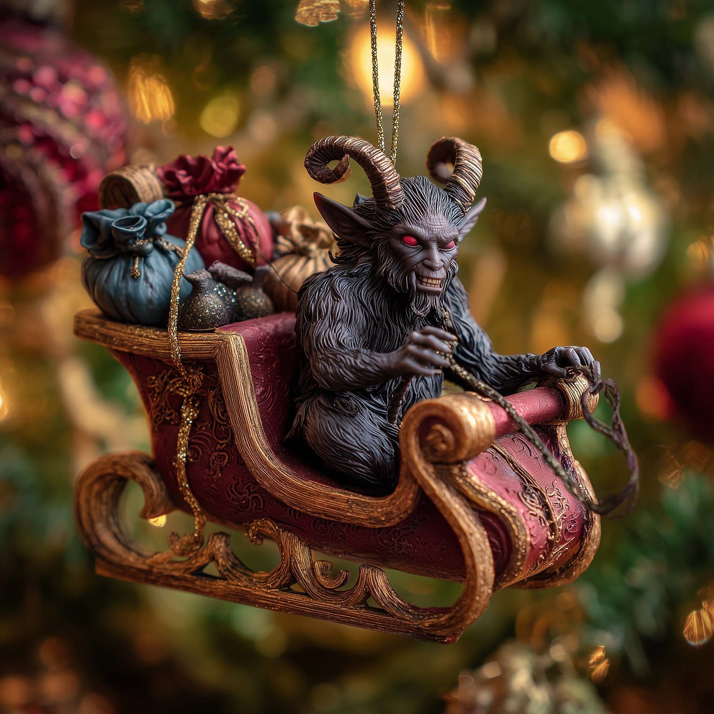 Krampus Eve Christmas Mica Ornament GFSPTP78