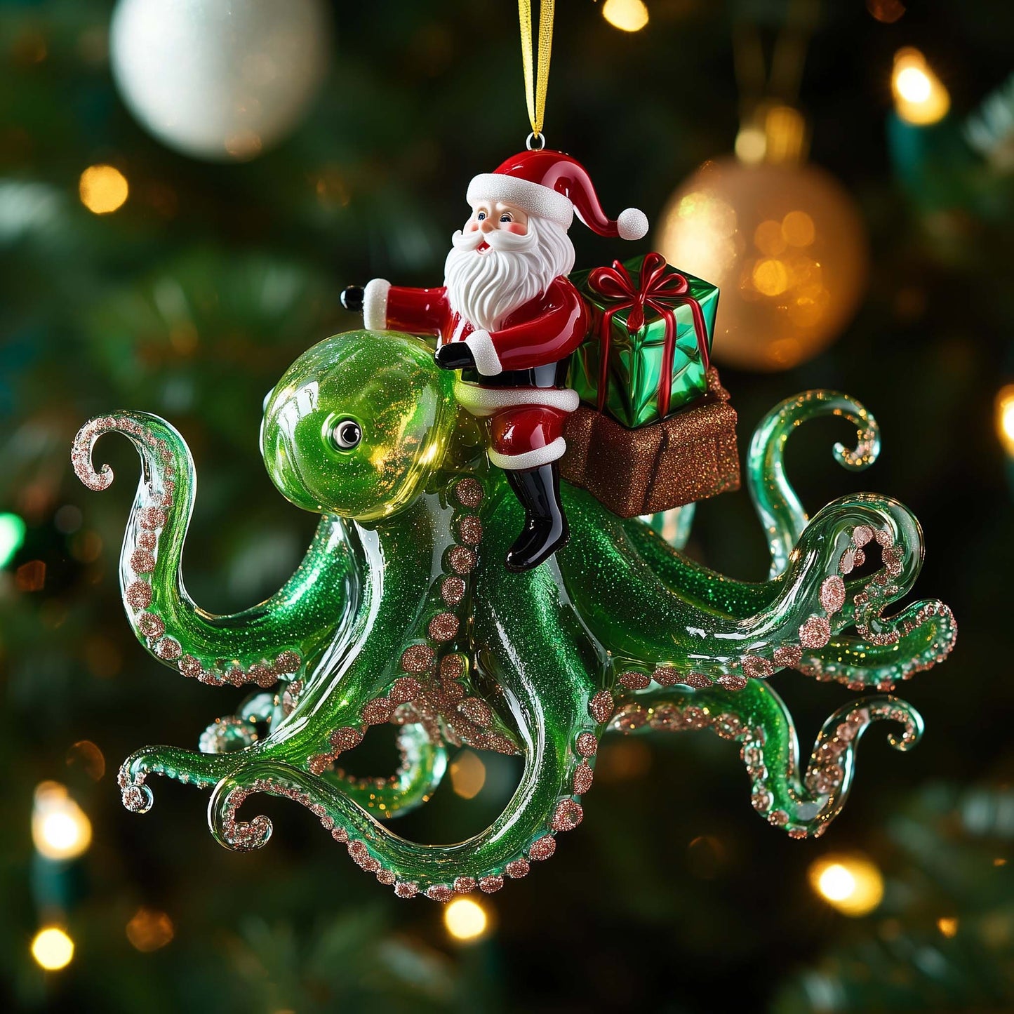 Eldritch Claus Christmas Mica Ornament GFSPTP88