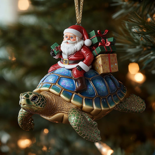 Nautical Noel Christmas Mica Ornament GFSPTP90