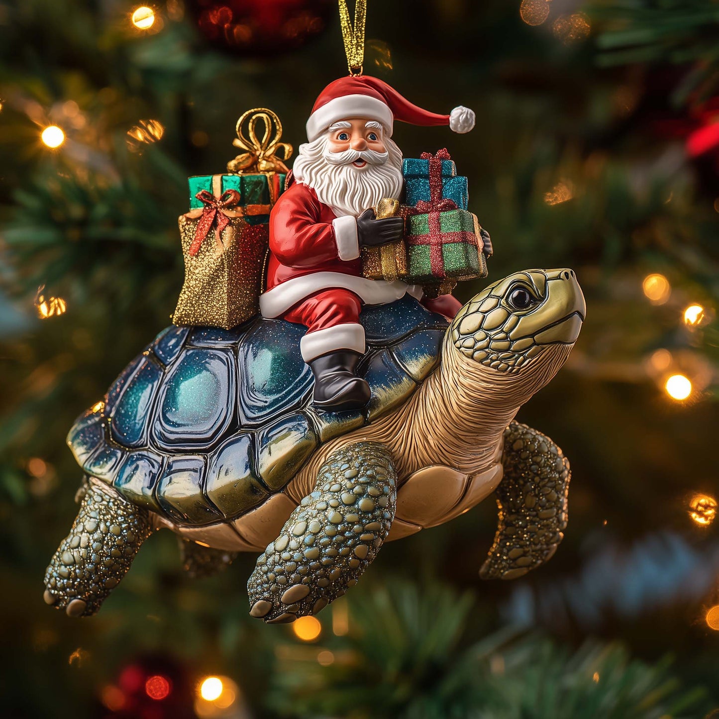 Nautical Noel Christmas Mica Ornament GFSPTP91