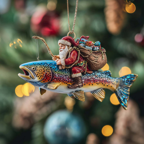 Nautical Noel Christmas Mica Ornament GFSPTP94