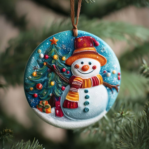 Snowman Christmas Mica Ornament GFSPYC02