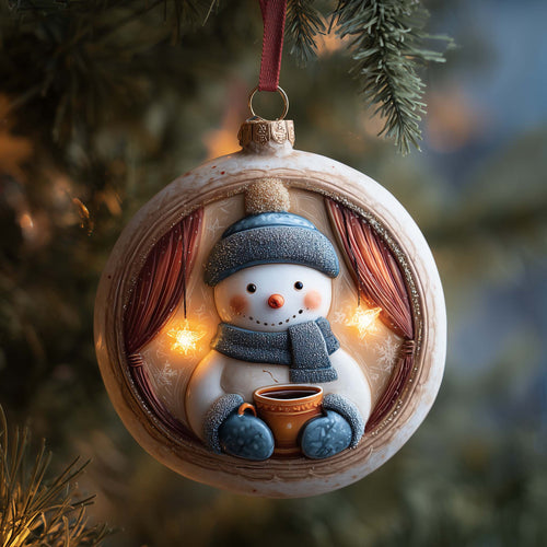 Snowman Christmas Mica Ornament GFSPYC04