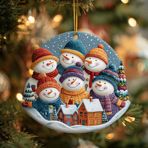 Snowman Christmas Mica Ornament GFSPYC05