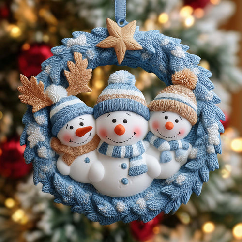 Snowman Christmas Mica Ornament GFSPYC06
