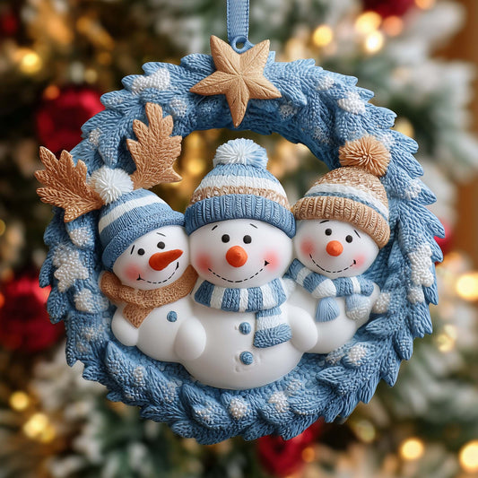 Snowman Christmas Mica Ornament GFSPYC06