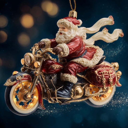 Jolly Engine Christmas Mica Ornament GFSPYC182