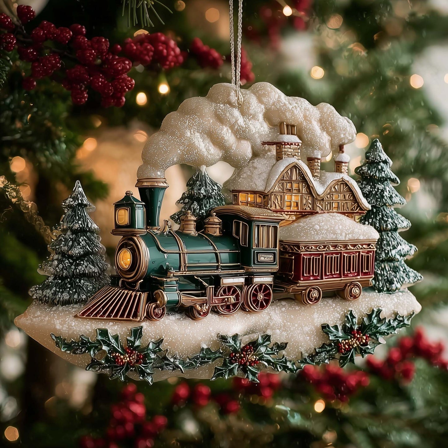Holiday Express Christmas Mica Ornament GFSPYC20