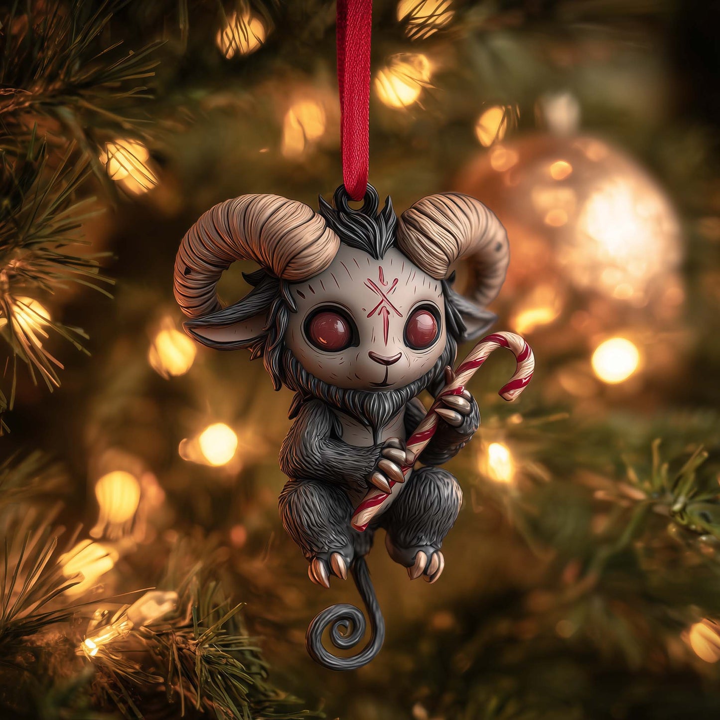 Mystic Krampus Christmas Mica Ornament GFSPYC25