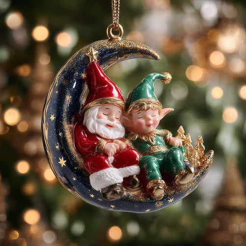 Jolly Elf Christmas Mica Ornament GFSPYC54
