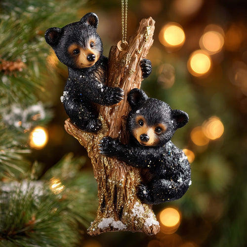 Honey Bear Christmas Mica Ornament GFSPYC58
