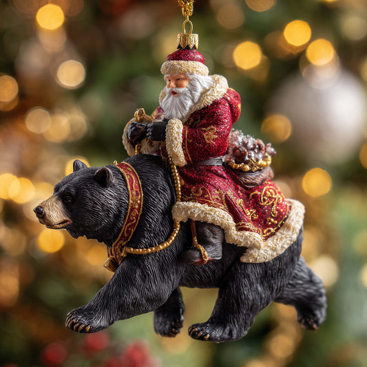 Honey Bear Christmas Mica Ornament GFSPYC60