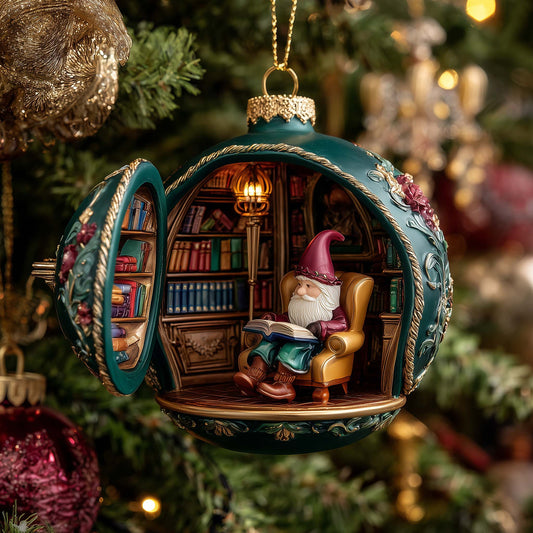 Noble Gnome Christmas Mica Ornament GFSPYC84