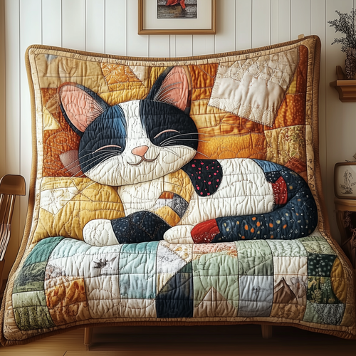 Cozy Cat Quilted Blanket GFTOAB094