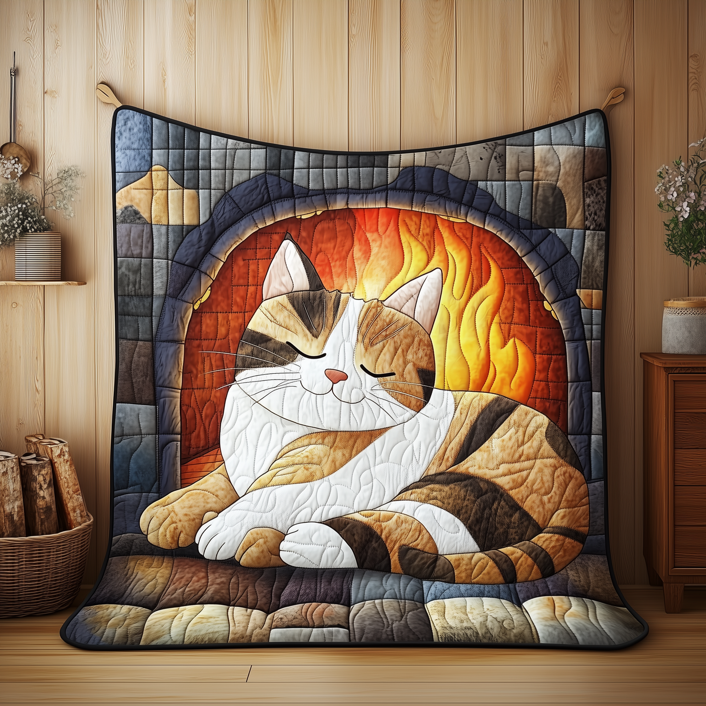 Cozy Cat Quilted Blanket GFTOAB096