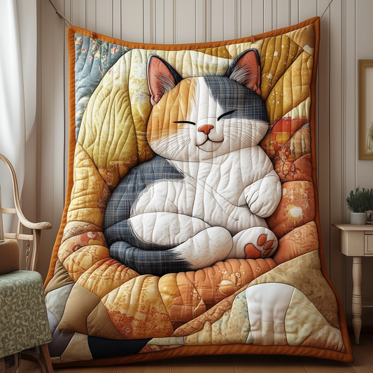 Cozy Cat Quilted Blanket GFTOAB097