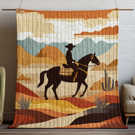 Cowboy Life Quilted Blanket GFTOAB1590