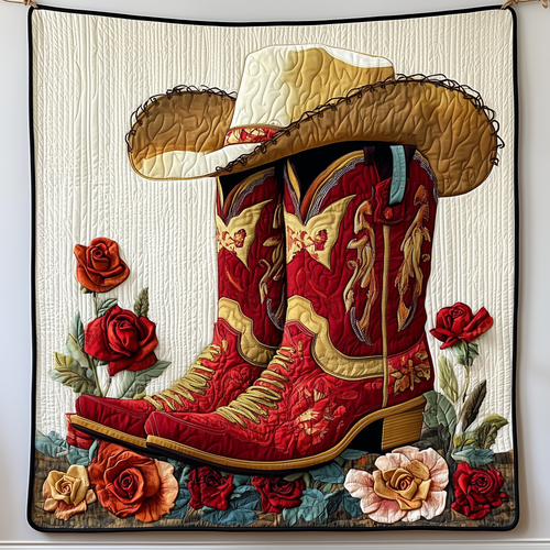 Cowboy Boots Quilted Blanket GFTOAB1593